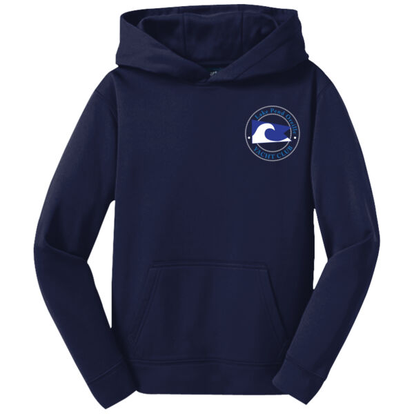 Yacht Club Logo Youth Tech Hoodie Thumbnail